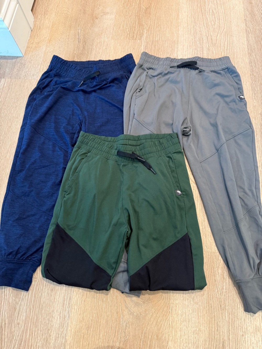 Abercrombie Kids Active Joggers - Navy, Gray, Green